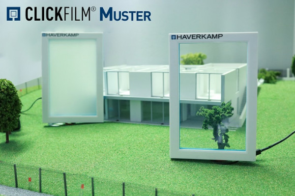 Modell eines Musters der schaltbaren Folie