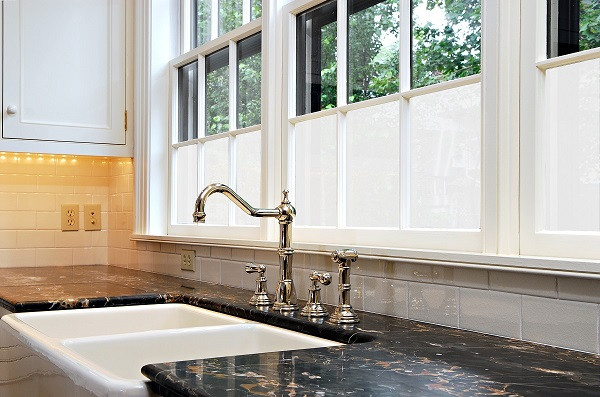 sichtschutzfolie küche weiß matt